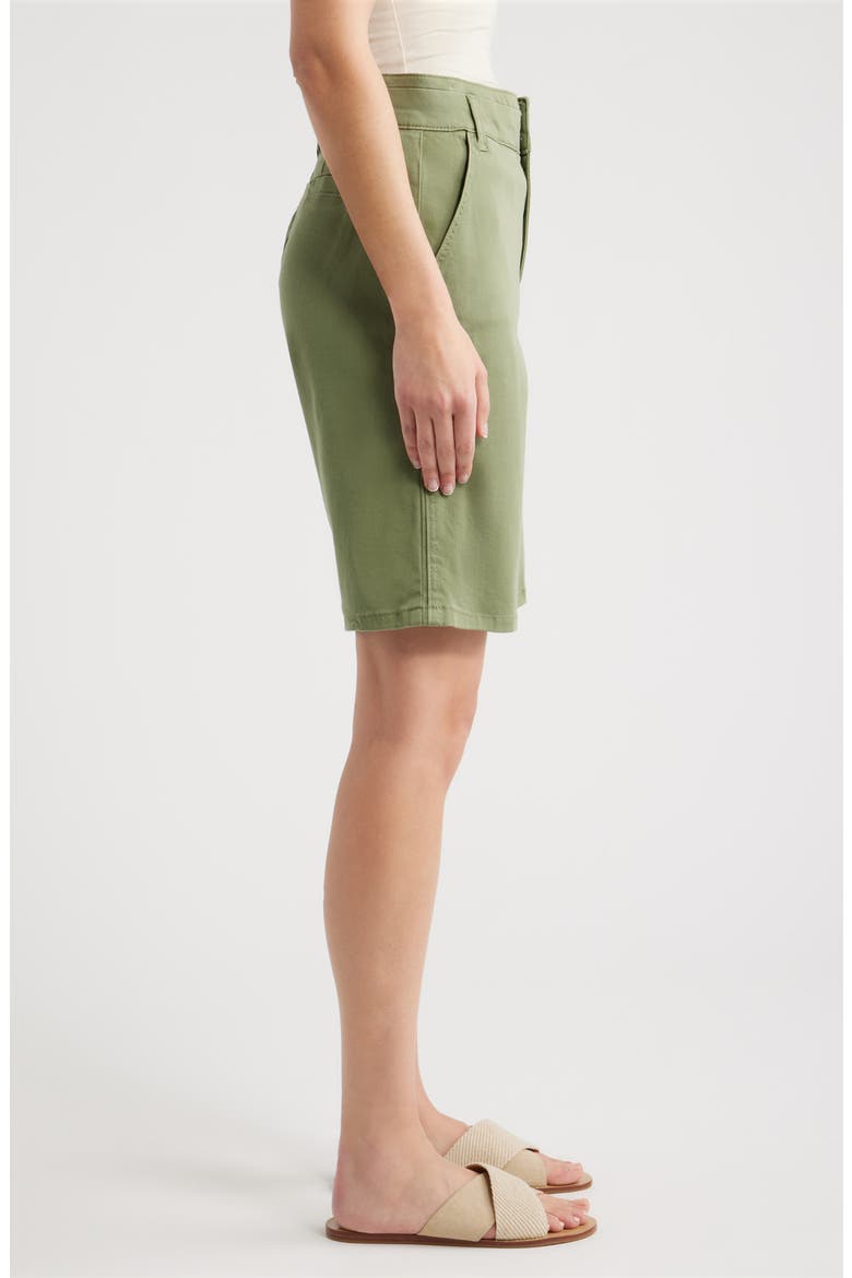 High Waist Relaxed Denim Shorts, Alternate, color, BASIL