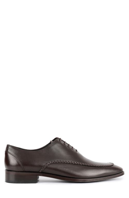Vellapais Frisco Braided Oxford In Dark Brown