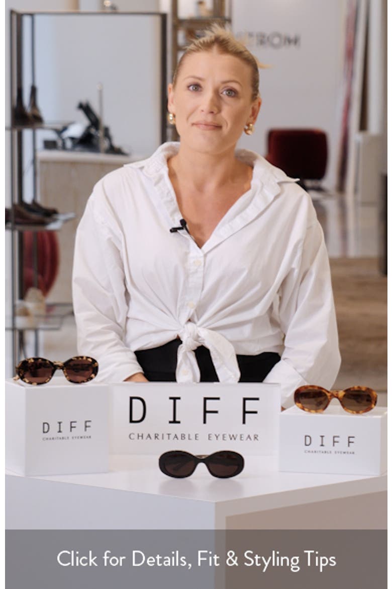 Lainey 52mm Oval Sunglasses video
