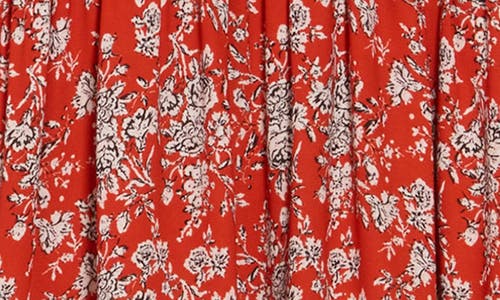 MAX STUDIO MAX STUDIO SMOCKED FLUTTER SLEEVE MAXI DRESS 