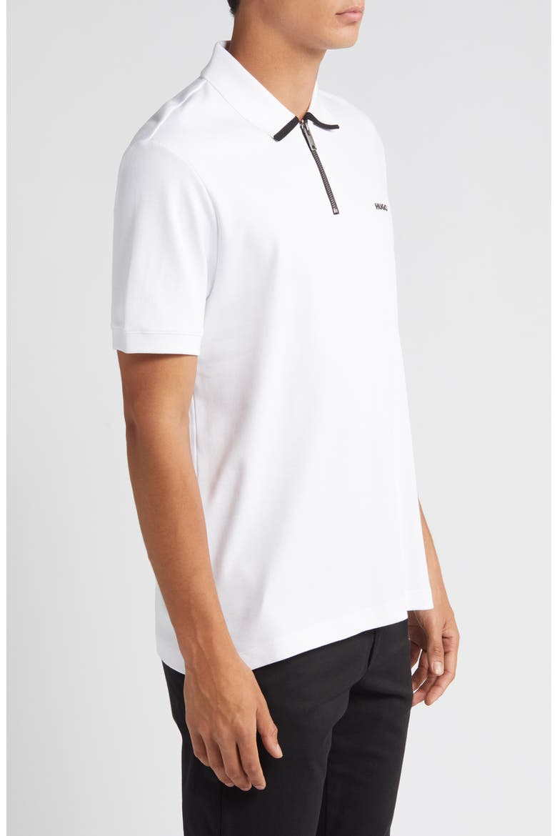 Dalomino Zip Polo, Alternate, color, WHT