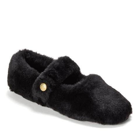 Maryanne Luxe Teddy Maryjane Slipper