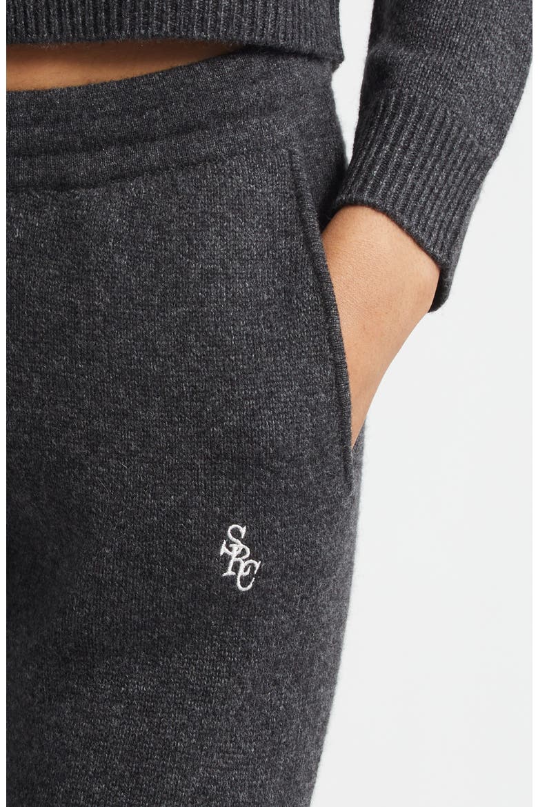 Cashmere & Wool Joggers, Alternate, color, DARK GREY