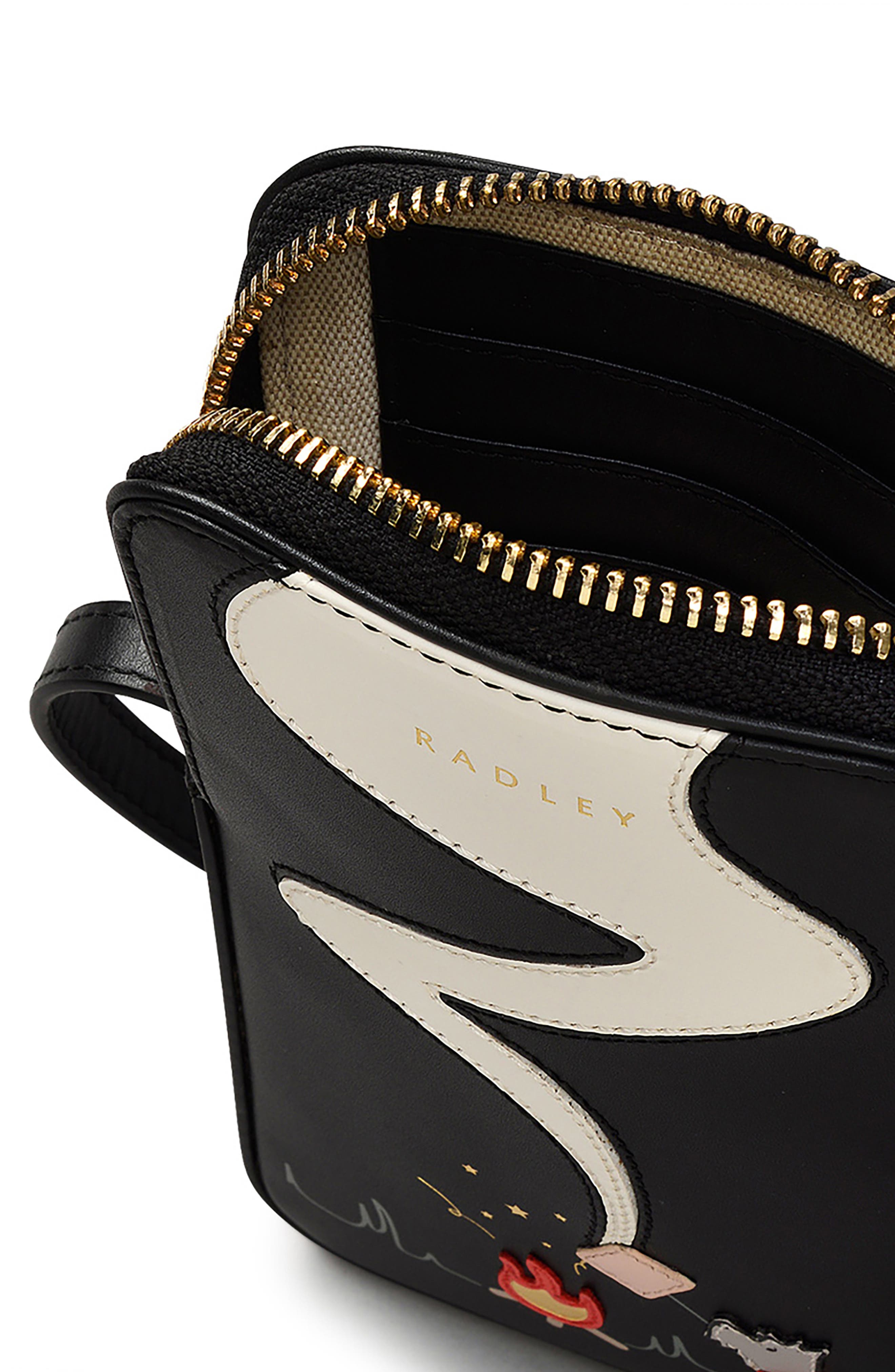 Radley Toasting Marshmallow Medium Crossbody Bag, Alternate, color, Black