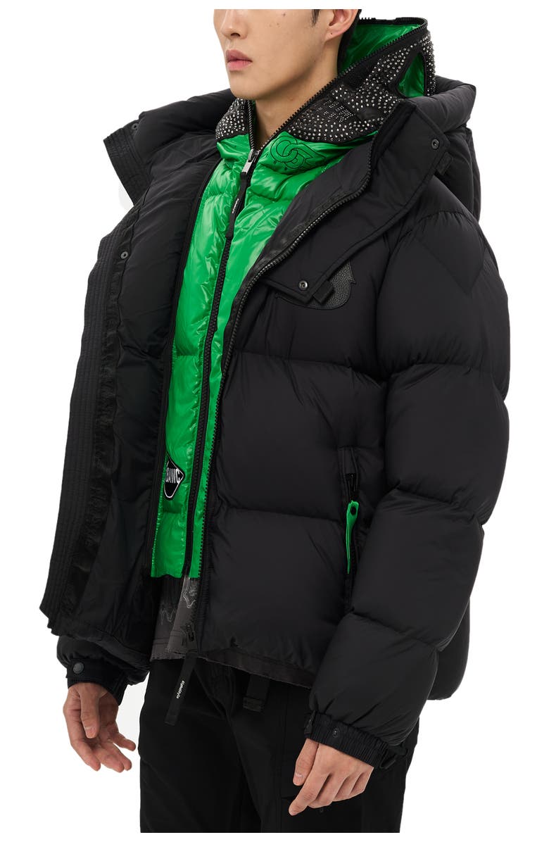 AlphaStyle Kudu Puffer [Alpha Never Broke Darkshine Edition], Alternate, color, Black