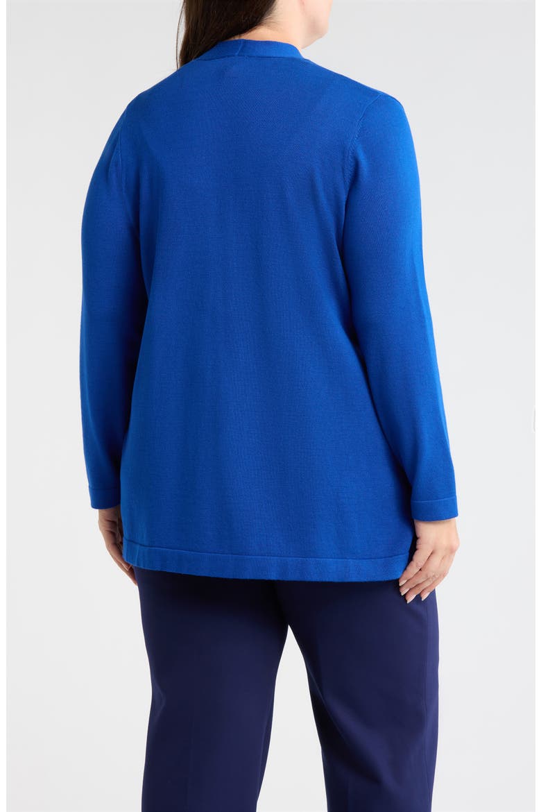 Chatham Open Front Cardigan, Alternate, color, SANTORINI BLUE