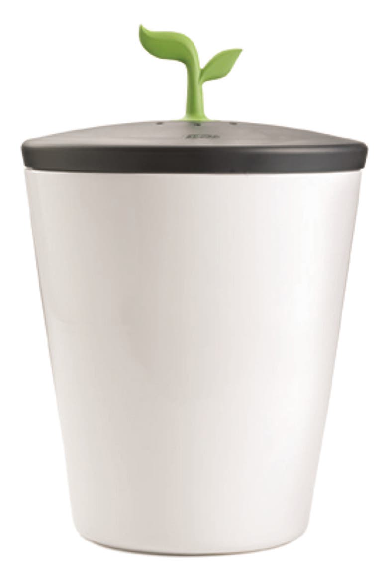 Ceramic Countertop Compost EcoCrock, Main, color, WHITE