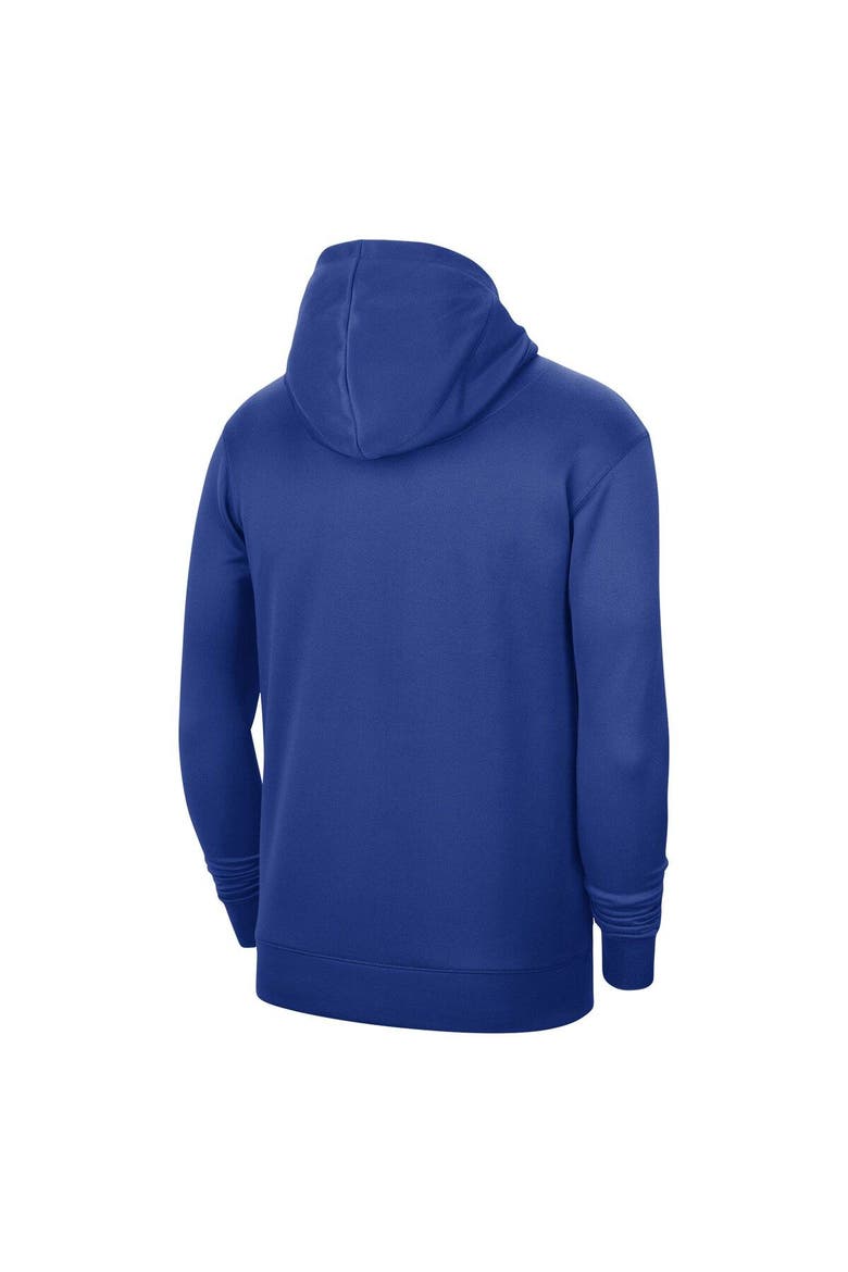 Unisex Nike Blue LA Clippers 2023/24 Performance Spotlight On-Court Practice Pullover Hoodie, Alternate, color, Blue