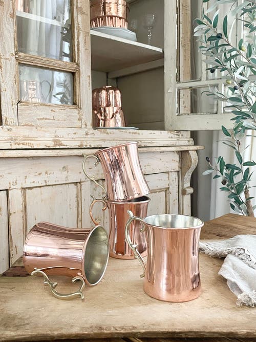 Coppermill Kitchen Vintage Inspired Tumblers In Copper