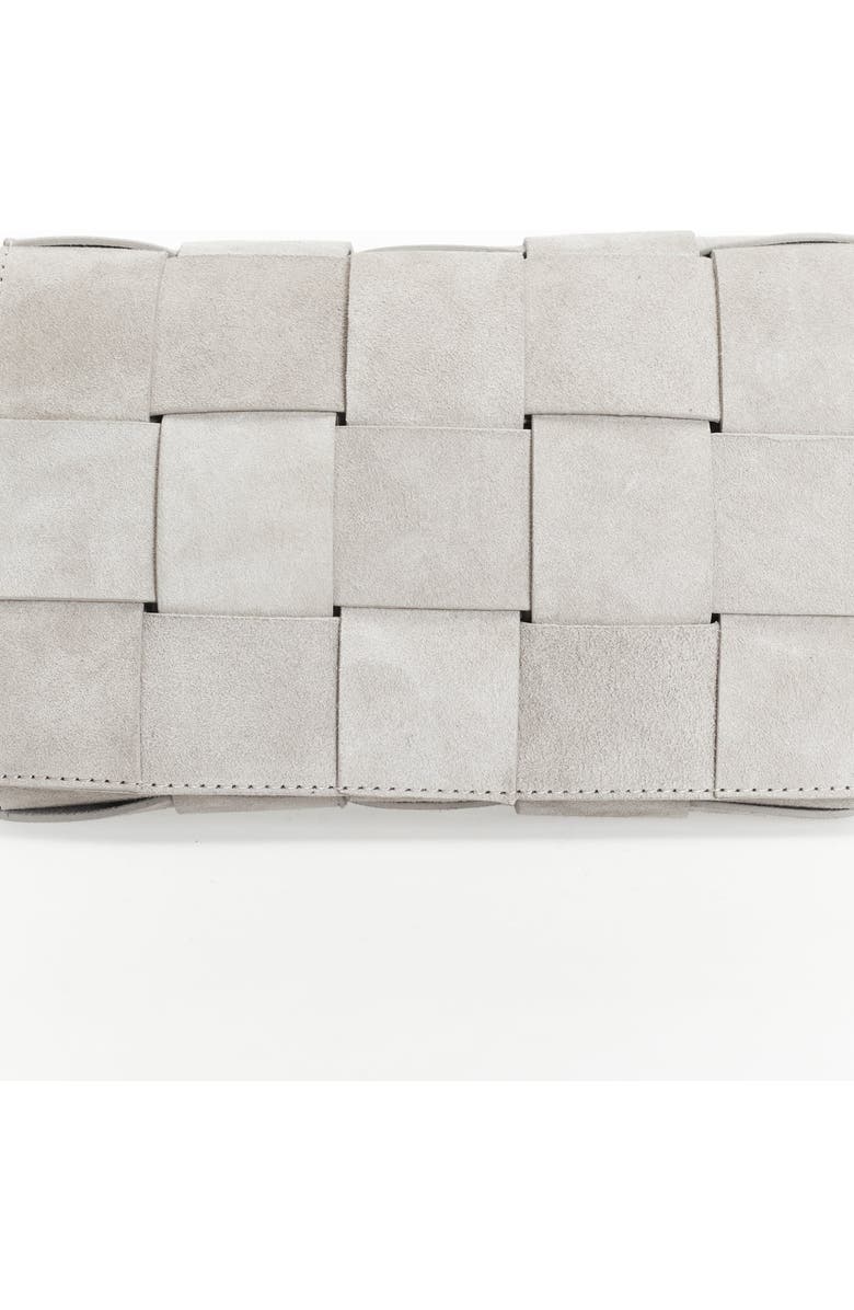 Furniq UK Hoxton Woven Suede Handbag, Alternate, color, Beige