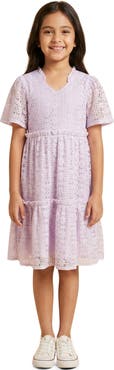 Hayden Girls Kids' Lace Tiered Dress