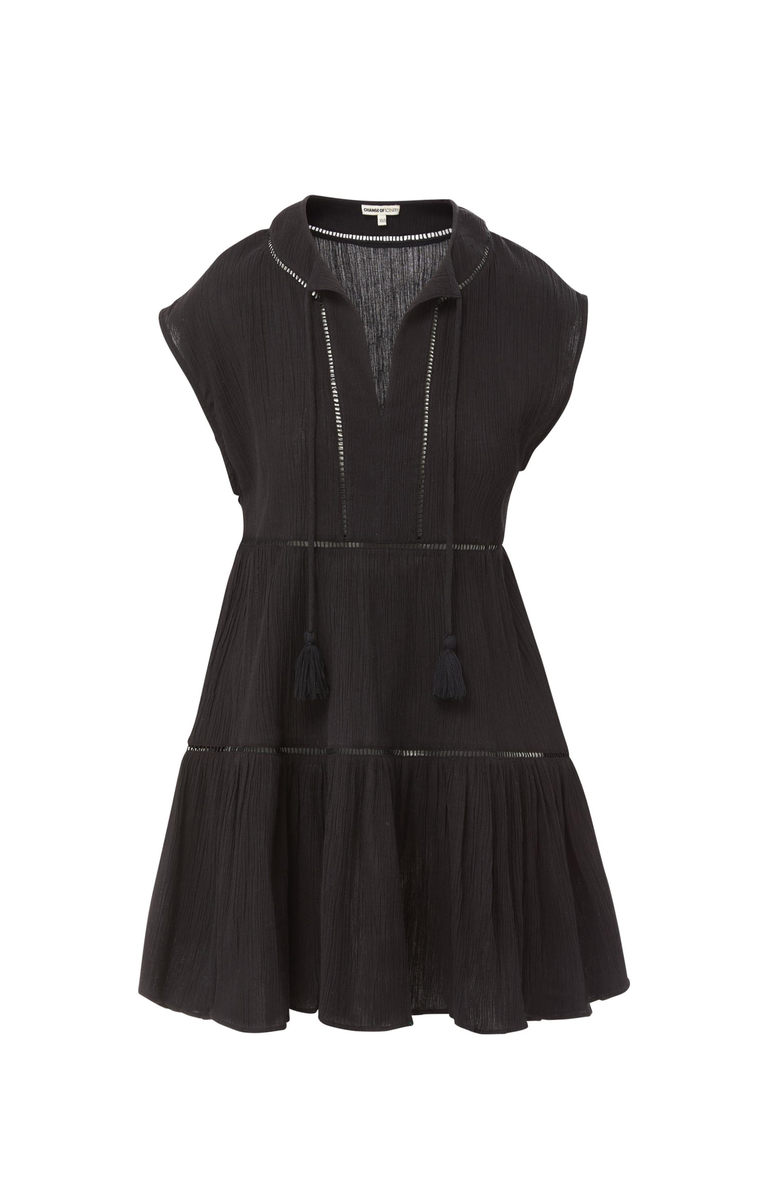 Change of Scenery Gari Dress, Main, color, Black