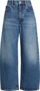 FRAME The Bow High Waist Crop Wide Leg Jeans