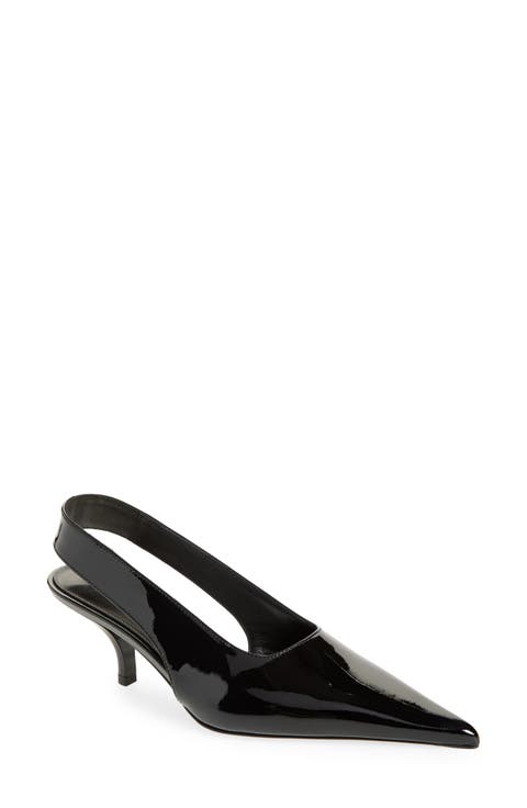 Classic Kitten Heel Slingback Pump (Women)