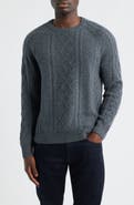 Nordstrom Cable Stitch Luxe Cashmere Sweater