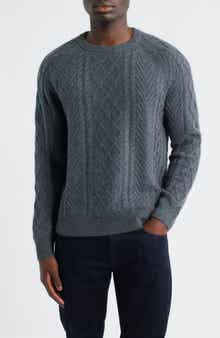 Nordstrom Cable Stitch Luxe Cashmere Sweater