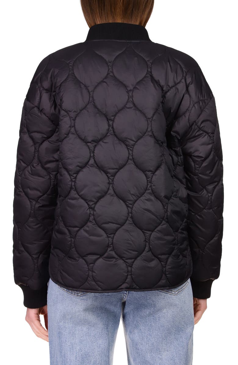 Sanctuary Vancouver Quilted Bomber Jacket, Alternate, color,