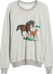 THE GREAT. The College Horses Sweatshirt