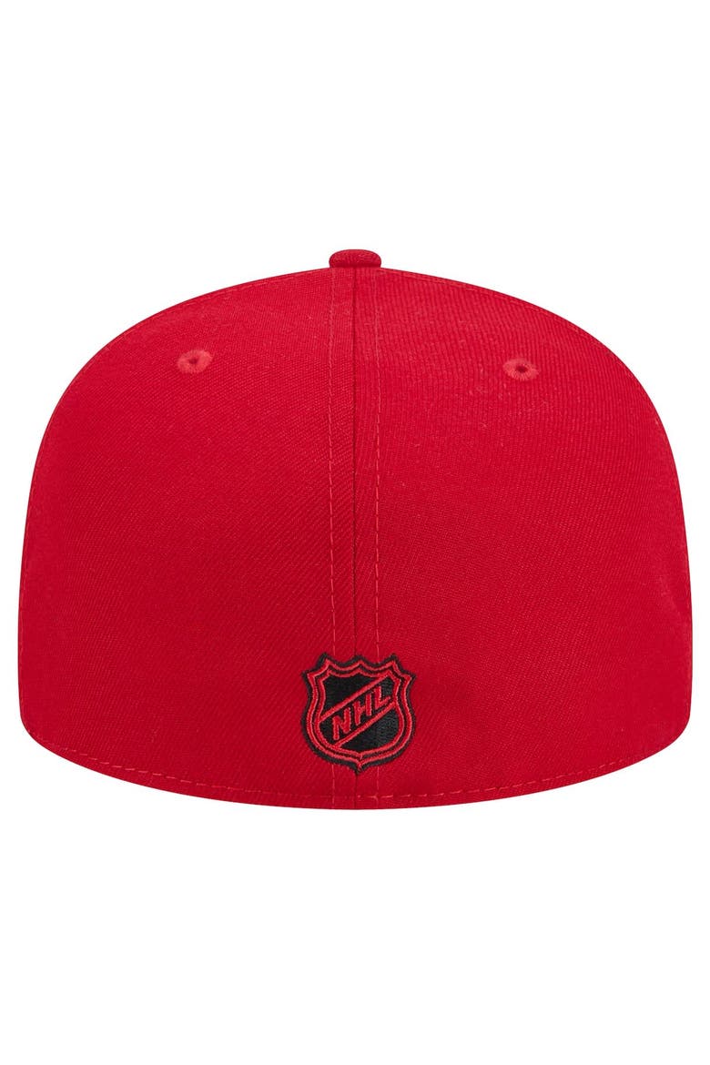 Men's New Era Red New Jersey Devils Core 59FIFTY Fitted Hat, Alternate, color, Red