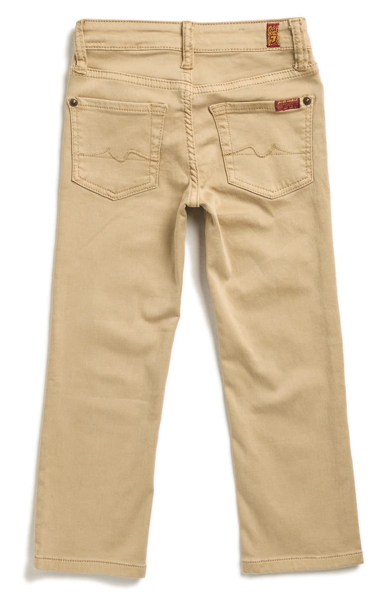 7 For All Mankind Kids' Straight Leg Jeans, Alternate, color, Almond