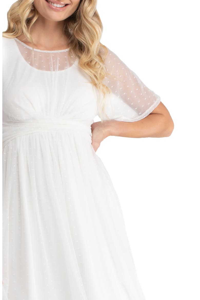 Stars A-line Wedding Dress, Alternate, color, IVORY