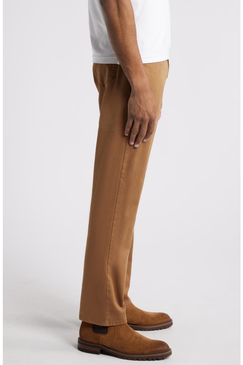 Straight Leg Stretch Pima Cotton Pants, Alternate, color, CAMEL