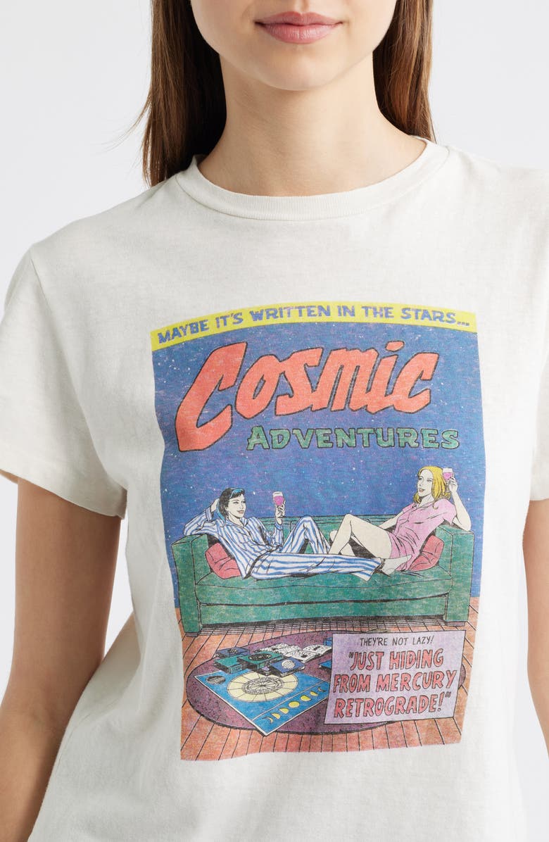 Re/Done Classic Retrograde Graphic T-Shirt, Alternate, color, Vintage White