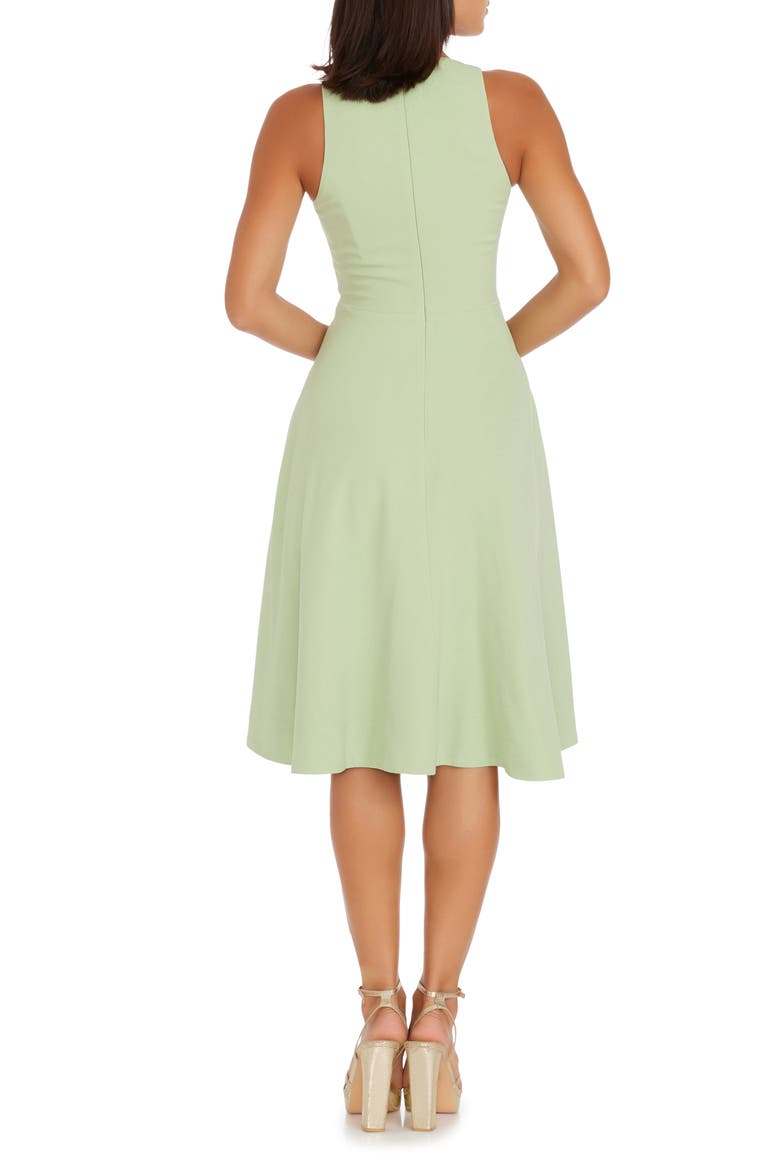 Catalina Fit & Flare Cocktail Dress, Alternate, color, SAGE