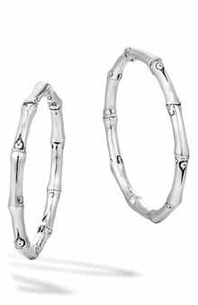 John Hardy Bamboo Medium Hoop Earrings