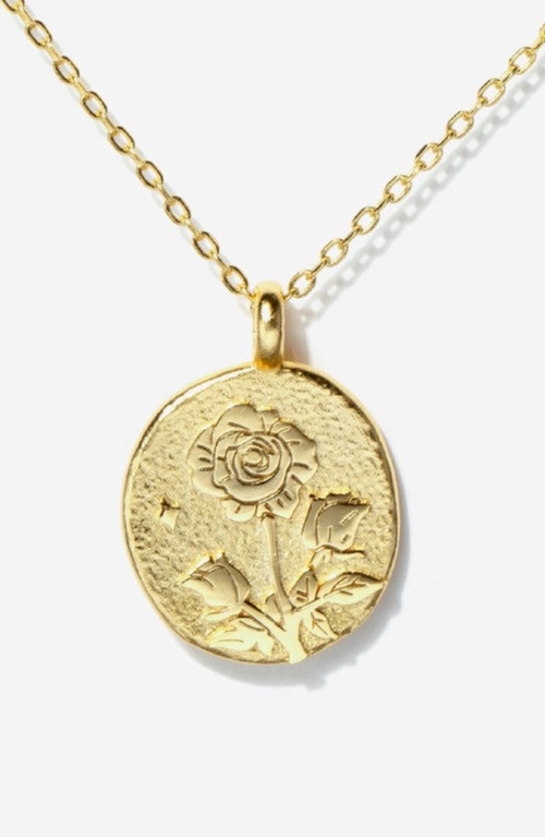 LITTLE SKY STONE LITTLE SKY STONE BIRTH FLOWER NECKLACE 