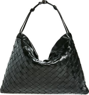 Medium Dustbag Intrecciato Leather Shoulder Bag