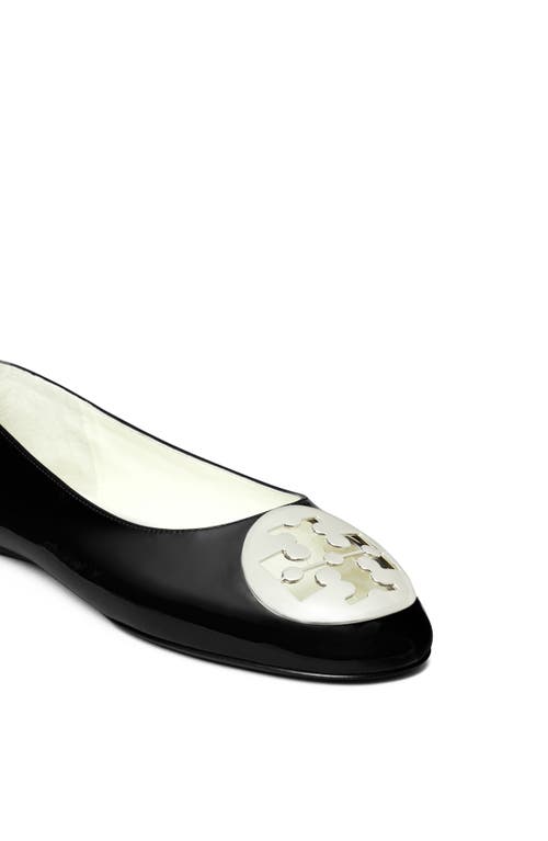 Tory Burch Reva Travel Ballet Flat In Black