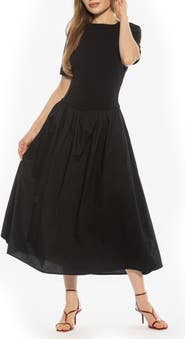 Alexia Admor Rowan Crewneck Midi Dress