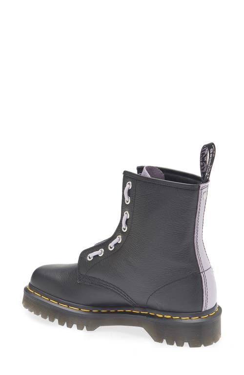 Dr. Martens 1460 Zip Heart Lug Sole Boot In Black