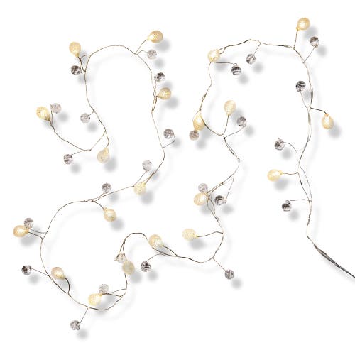Tag Glimmer Beads Led String Lights Multicolor Indoor Decor In Neutral