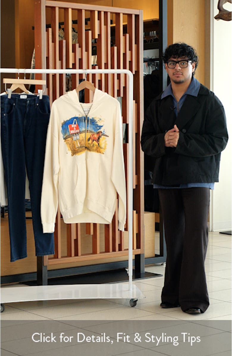 Motel Cotton Zip Hoodie, sales video thumbnail