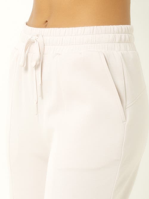 Single Stitch Ultra Soft Wide Leg Pant In White