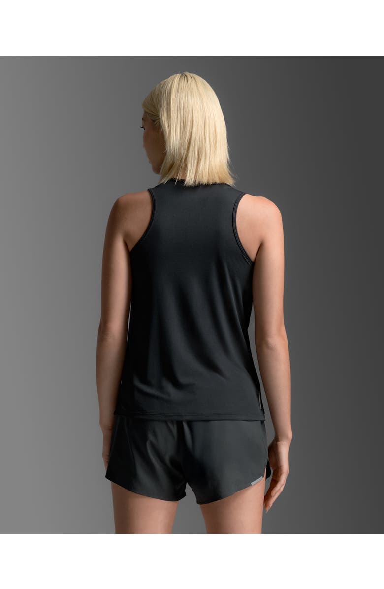 2XU Aero Singlet, Alternate, color, Black/Silver Reflective