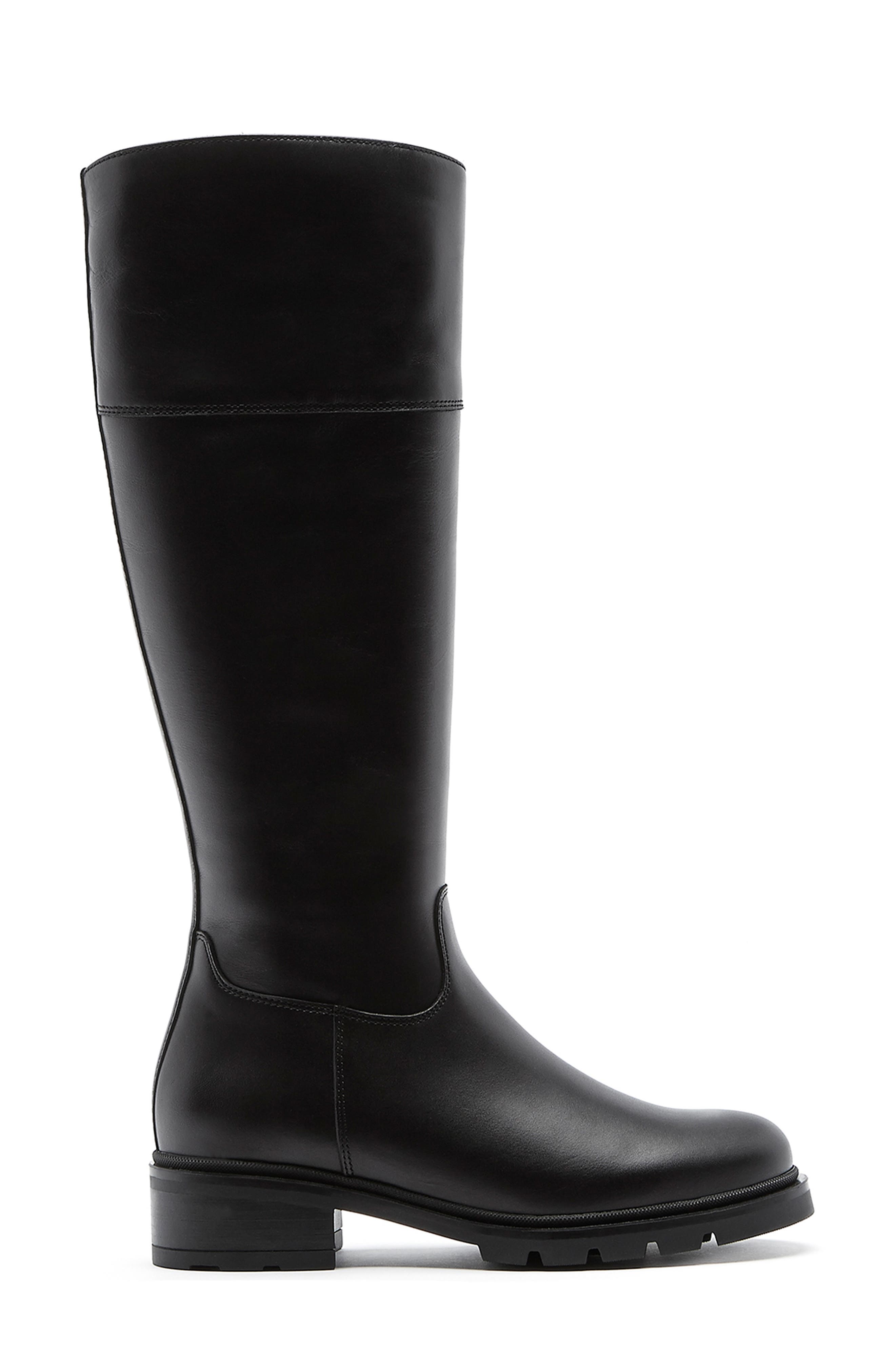 La Canadienne Scottie City Dry<sup
™</sup
 Waterproof Knee High Boot, Alternate, color, Black Leather