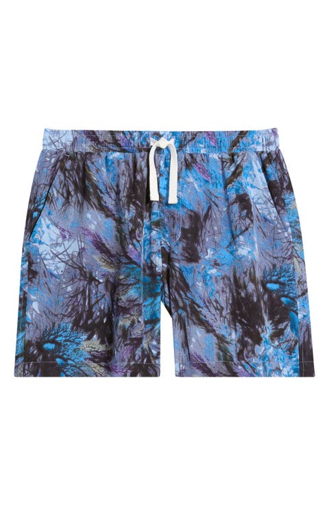 Roger Print Drawstring Shorts