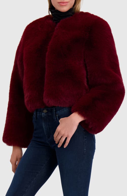 Lyla Grant Fur-free Fox (faux Fur) Bolero In Black