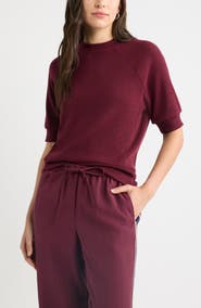 Caslon® Bubble Sleeve Sweatshirt