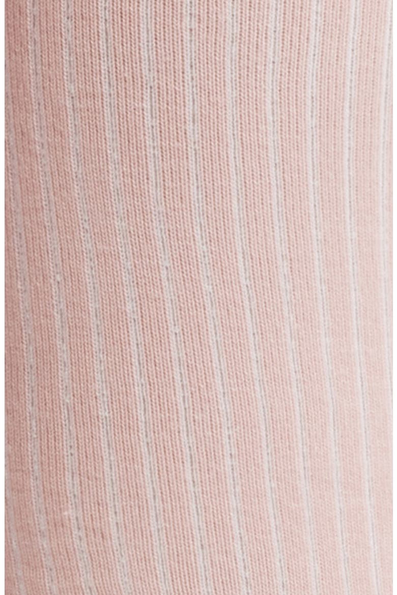 Serenella Bow Cotton Blend Crew Socks, Alternate, color, DUSK