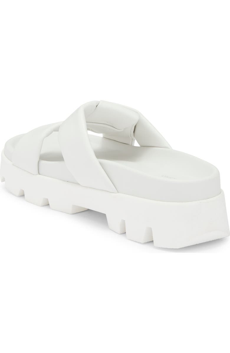 FERRAGAMO Air Lug Slide Sandal, Alternate, color, White