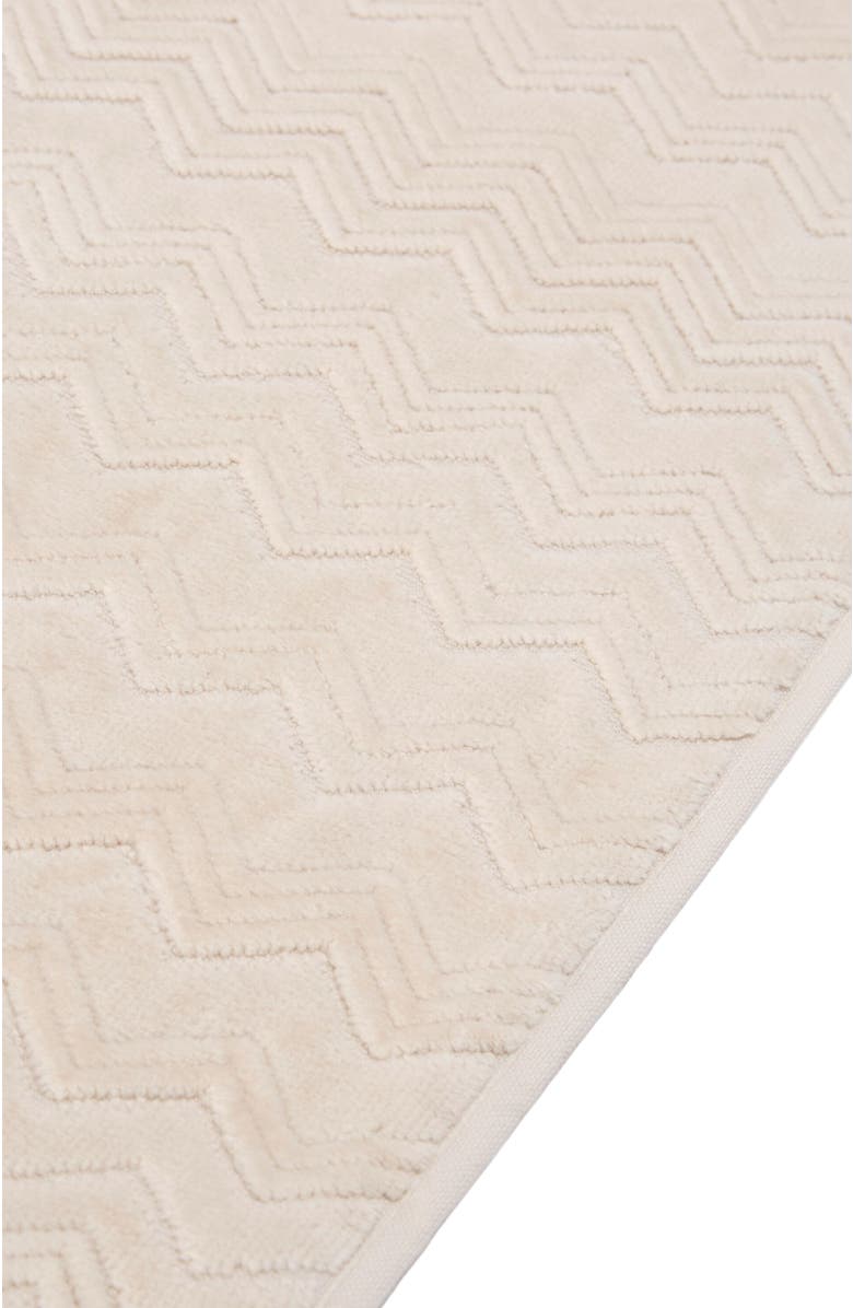 Missoni Home Chalk 60x90 Cm Cotton Zigzag Bath Mat, Alternate, color,