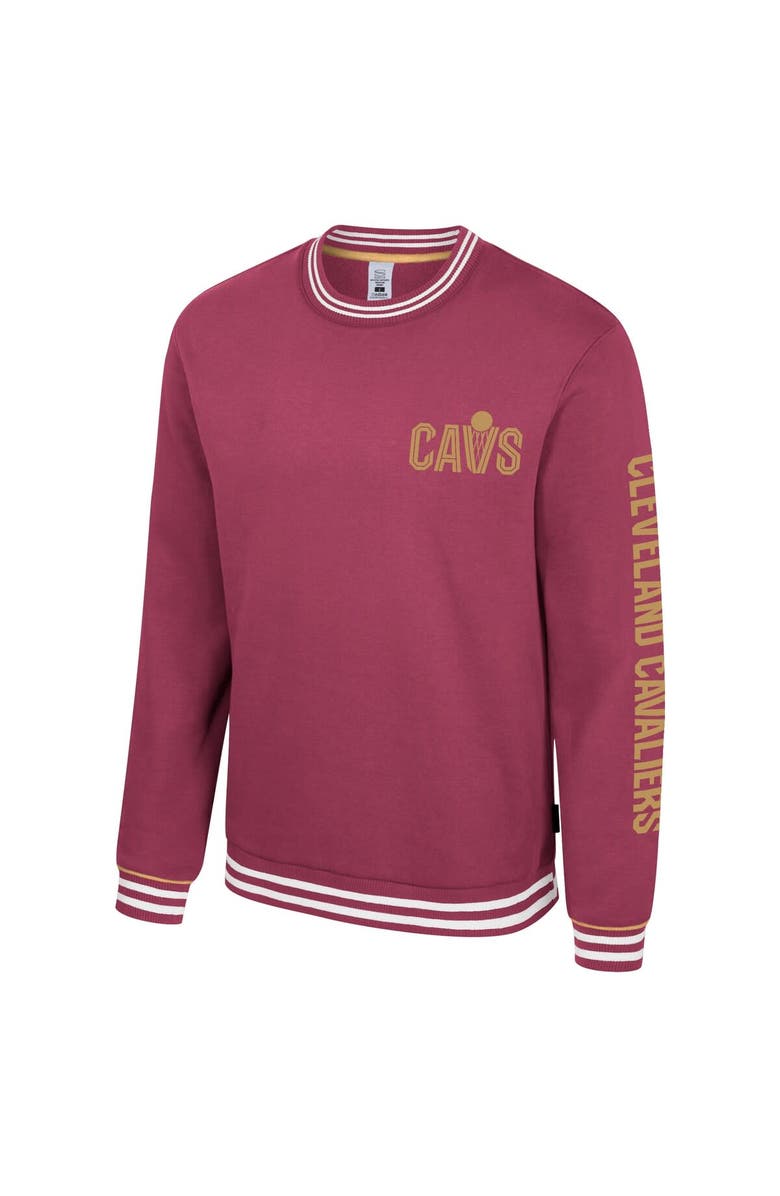 Stadium Essentials Unisex Stadium Essentials Wine Cleveland Cavaliers Half-Time 2 Pullover Sweatshirt, Alternate, color, Wine