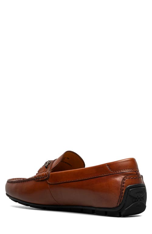 Florsheim Motor Moc Toe Bit Driving Loafer In Cognac