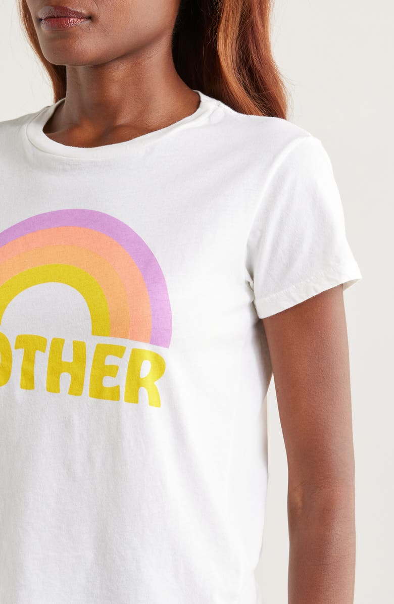 MOTHER The Boxy Goodie Goodie Supima<sup>®</sup> Cotton Tee, Alternate, color, Over Mother