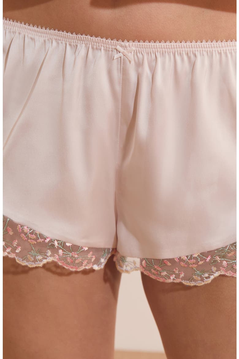 Infusion Lace Trim Sleep Shorts, Alternate, color, BLUSH