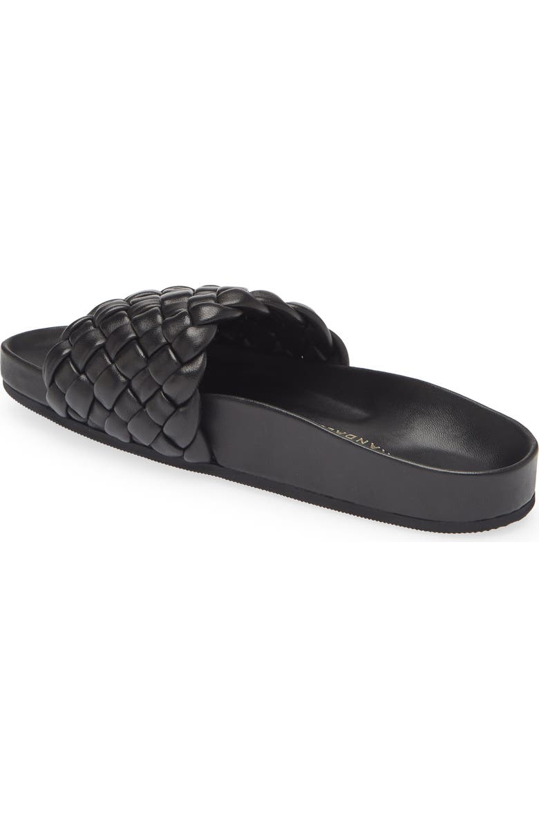 Loeffler Randall Sonnie Woven Slide Sandal, Alternate, color,
